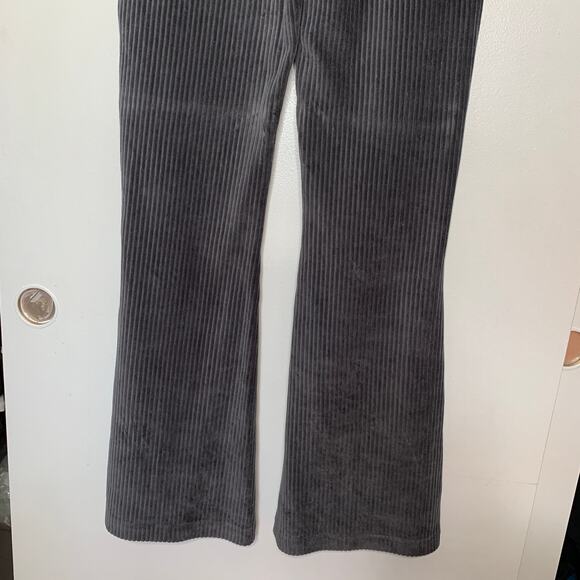 Aerie women's gray Groove On ribbed velour flare pants Medium - Picture 8 of 13